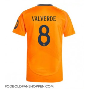 Real Madrid Federico Valverde #8 Udebanetrøje 2024-25 Kortærmet